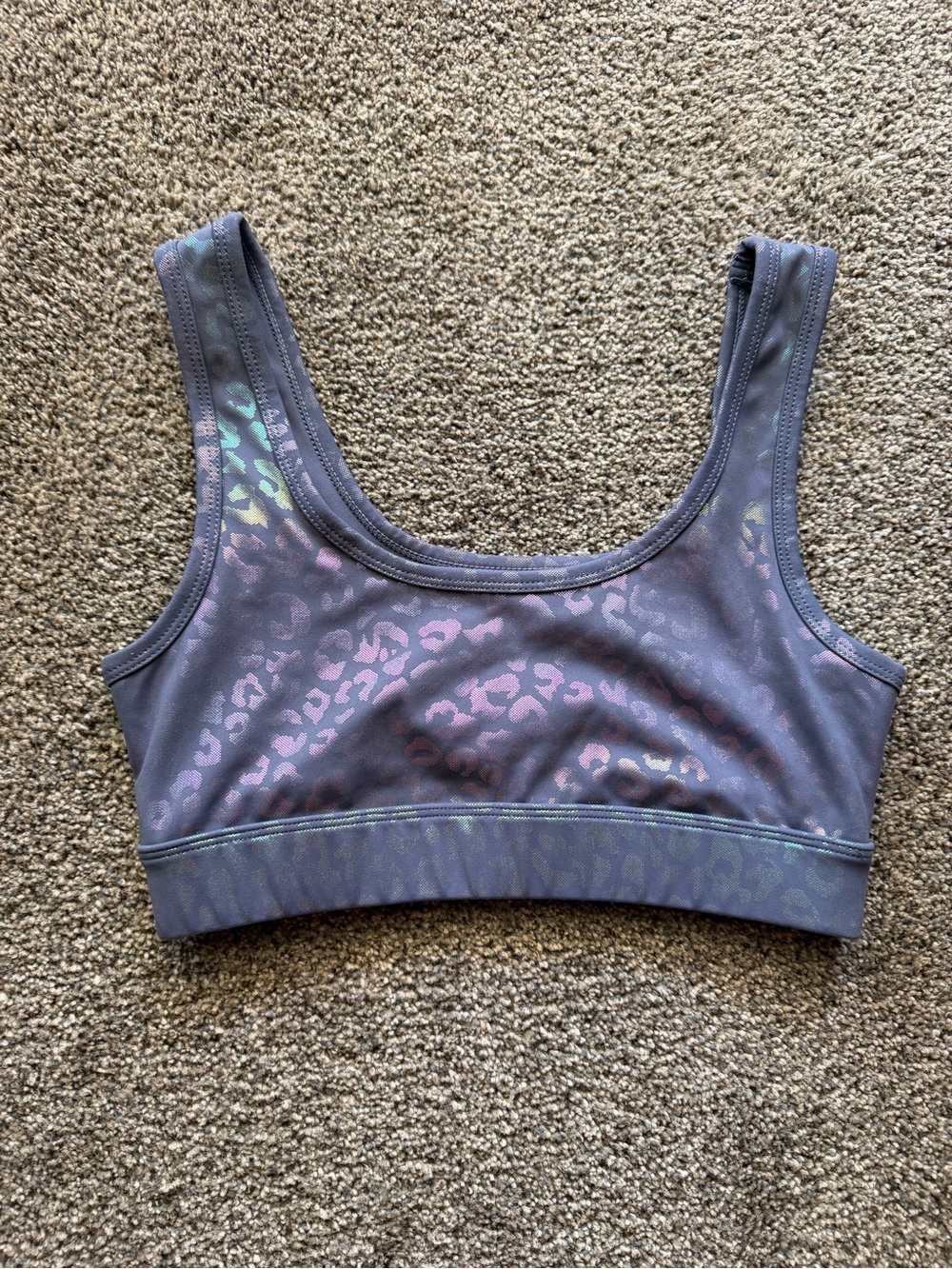 ZYIA Kids Active Seamless Sports Bra - Slate Blue